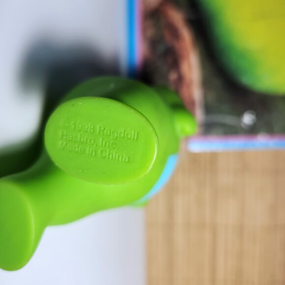 Vintage 1998 Teletubbies Dipsy Tray Cardboard Puzzle and Plush Milton Bradley - Picture 14 of 15